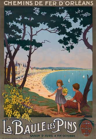 Chemins De Fer D’orleans, La Baule Ls Pins, Saiso D’avril A Fi Octore, Climat, Plage, Bois