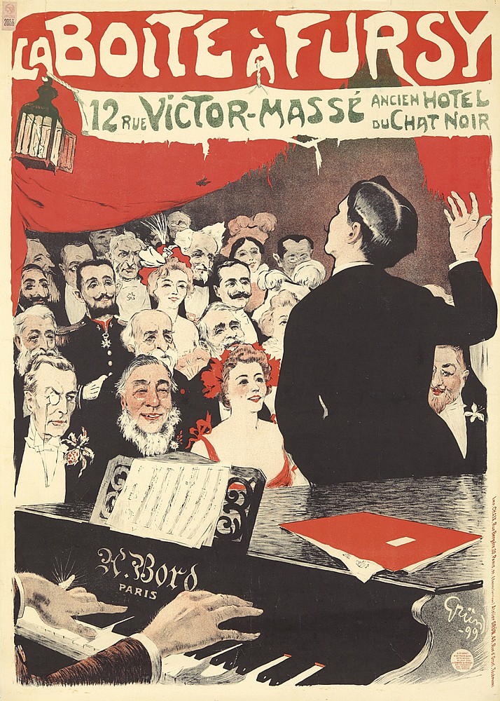 La Boite A Fursy, 12 Rue Victor Masse Ancien Hotel, Du Chat Noir, H.Bord, Paris