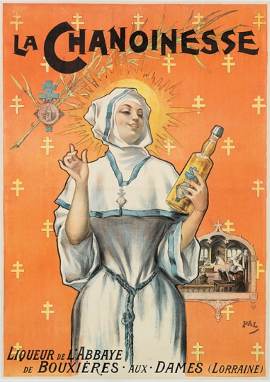 La Chanoinesse, Liqueur De Labbaye, De Bouxieres Aux Dames (Lorraine)