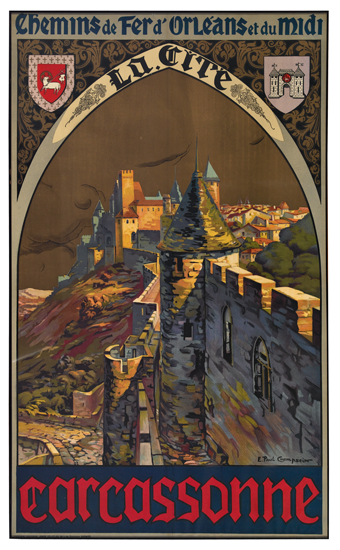 Chemins De Ferd Orleans et du midi, La Cite Carcassonne