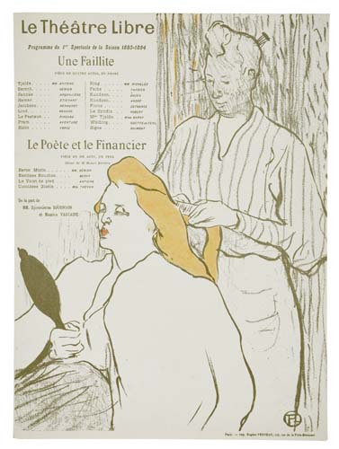 Le Theatre Libre, Une Faillite, Le Poete Et Le Financier