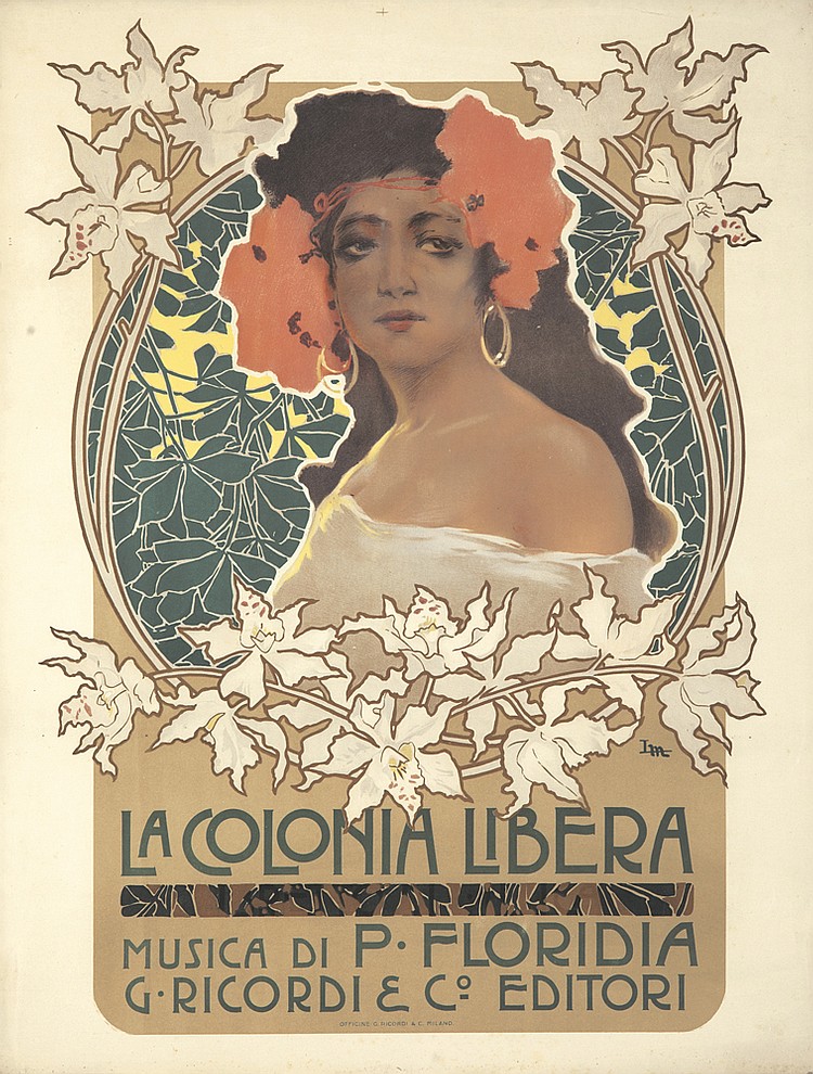 La Colonia Libera, Musica Di P.Floridia, G.Ricordi & Co_ Editori
