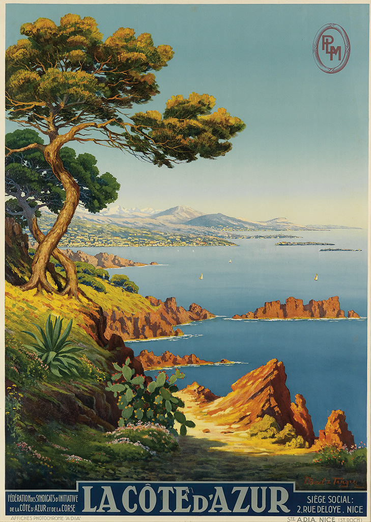 La Cote D’Azur, Federation Des Syndicats D’Initative, De La Cote D’azur Et Dela Corse, Siefe Social, 2. Rue Deloye,, Nice