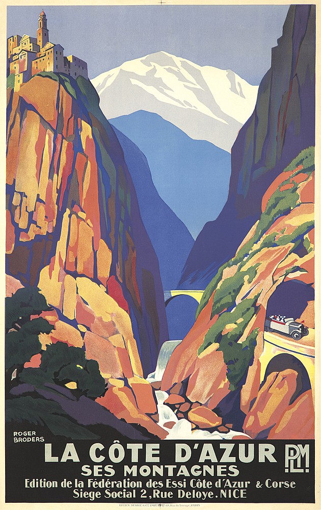 La Cote D’Azur Plm, Ses Montagnes, Edition De La Federation Des Essi Cote D’Azur & Corse, Siege Social 2, Rue Deloye. Nice, Roger, Broders