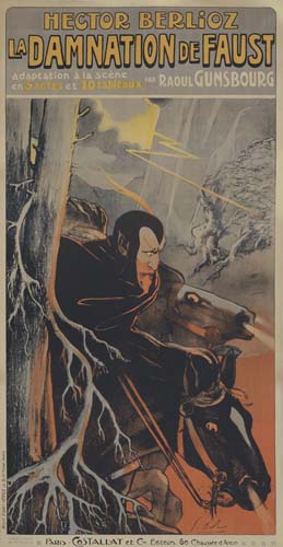 Hector Berlioz, La Damnation De Faust, Adsptation Aiasccne, Ca Sactis Ct, Raoul Gunsbourg
