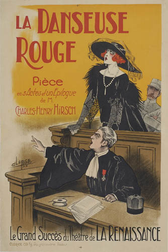 La Danseuse Rouge, Piece En 3 Actes Et Un Epilogue De M, Marles Henry Hirsch