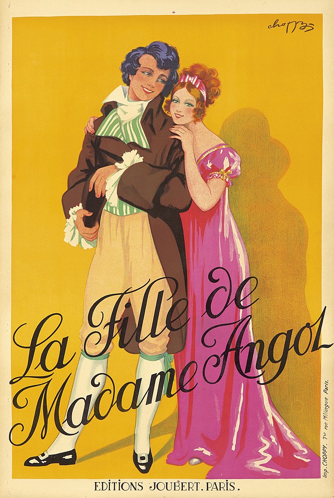 La File De, Madame Angoz, Editions Joubert. Paris., Imp. Choppy. 10 Rue Meglingue Paris