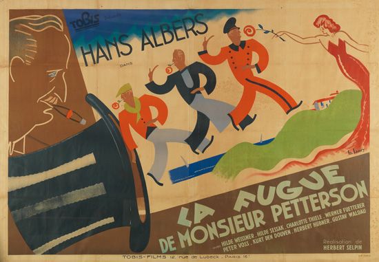 Tobis, Hans Albers, La Fugue De Monsieur Petterson, hslde Wessner Hilde Sessak Chariotte Werner Fueterer, Peter Voss Kurt Oex Douven Hersert Hubner Gustav Waldau, Herbert Selpin