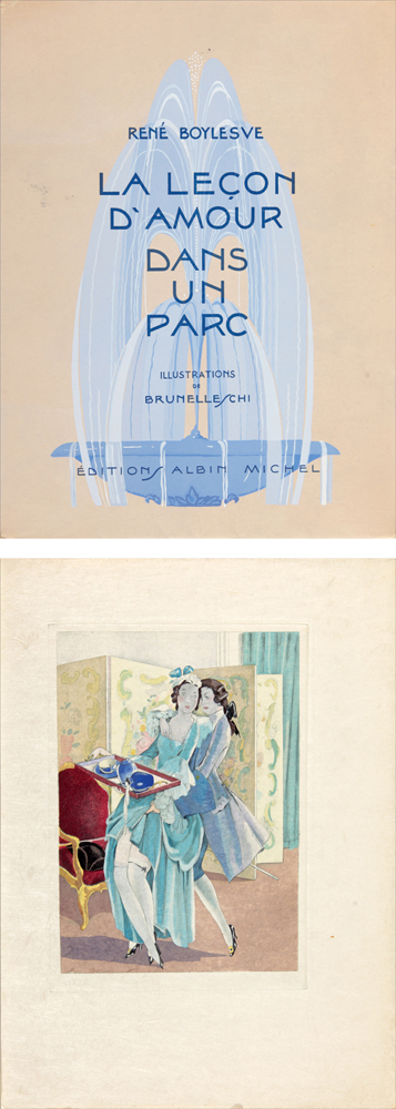 Rene Boylesve, La Lecon, D’Amour, Dans, Un, Parc, Illustrations, Of, Brunelleschi, Editions Albin Michel