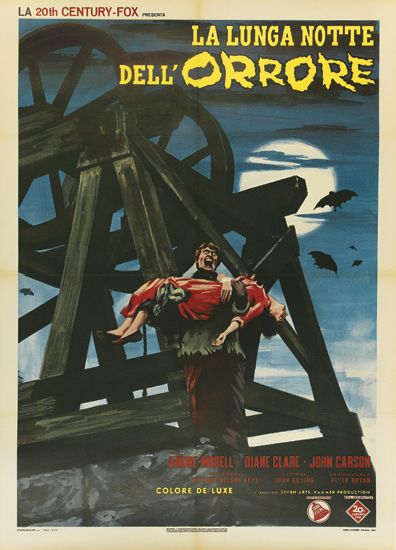 La-20th Century Fox, La Lunga Notte Dell Orrore, Diane Clare John Carson, Colore De Luxe