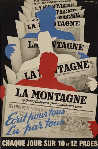 La Montagne, Le Grand Quotidien Dinformation Centre, Erit Hour Tous, Lu Har Tous, Chaque Jour Sur 10 Et 12 Pages