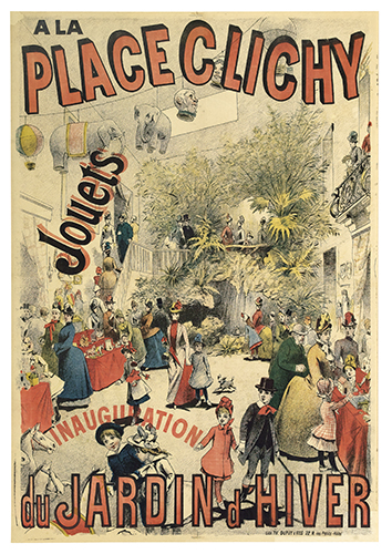 A La Place Clichy, Jardin D’hiver, Jouets, Inaugubation, Du Jardin D Hiver