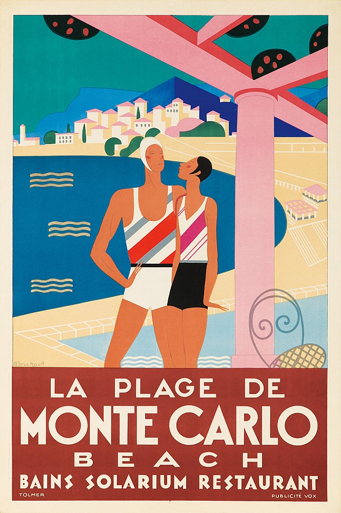La Plage De, Monte Carlo, Beach, Bains Solarium Restaurant