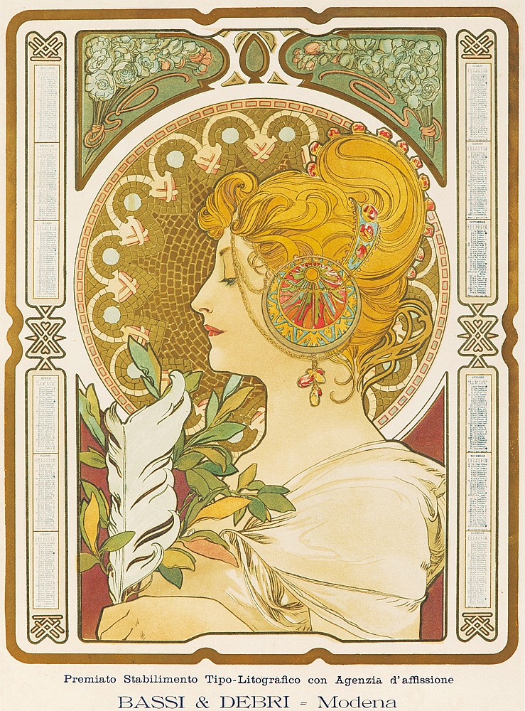 Premiato, Stabilimento Tipo-Litografico Con Agenzia D’Affissione, Bassi & Debri = Modena