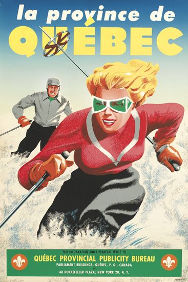 La Province De Quebec, Fot Quebec Provincial Publicity Bureau, Parliament Quebic, P.Q., Canapa, 4b Rockefeeler Plaza New York 20, N.Y
