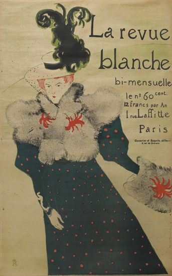 La Revue Blanche, Bi Mensuelle, le n 60 cent, 12 frames Per An, Lne Laffitte Paris