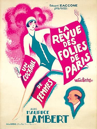 Edouard Zaccone, Presente:, La, Revue, Des, Folies, De, Paris, Un, Cocktail, De, Femmes, Avec, Maurice, Lambert