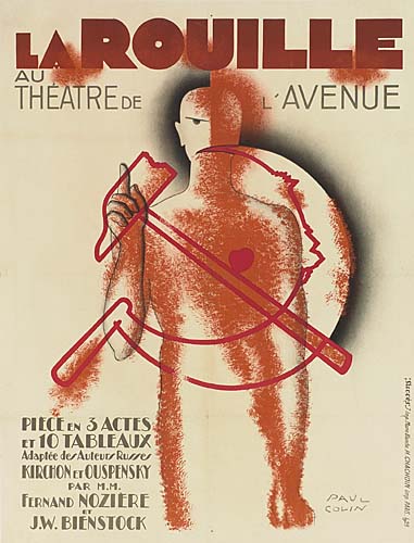 La Rouille, Au, Theatre De L’Avenue, Piece In 3 Actes, It 10 Tableaux, Adspite Des Auteurs Russes, Kirchon It Ouspensky, Par M.M, Fernand Noziere, J.W. Bienstock