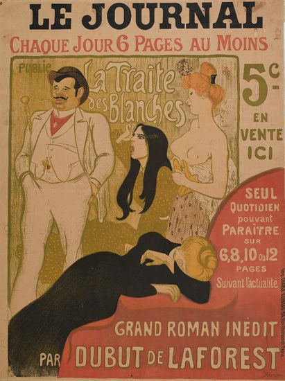 La Traite Des Blanches, 5-cenventeici, Seul Quotidien, Pouvant, Paraitre, Sur 6,8,10, Du 12 Pages, Suivant L’Actualite, Grand Roman Inedit, Par Dubut De Laforest