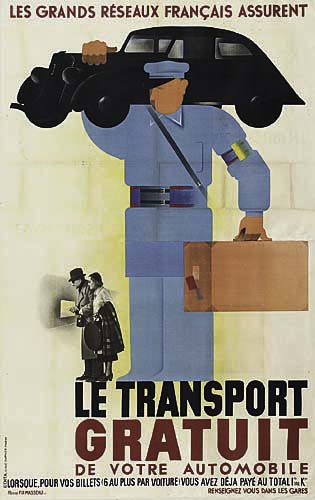 Les Grands Reseaux Francais Assurent, La Transport, Gratuit, De Votre Automobile