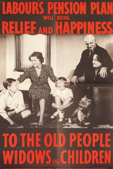 Labour’s Pension Plan Will Bring Relief And Happiness, To The Old People Windows And Children