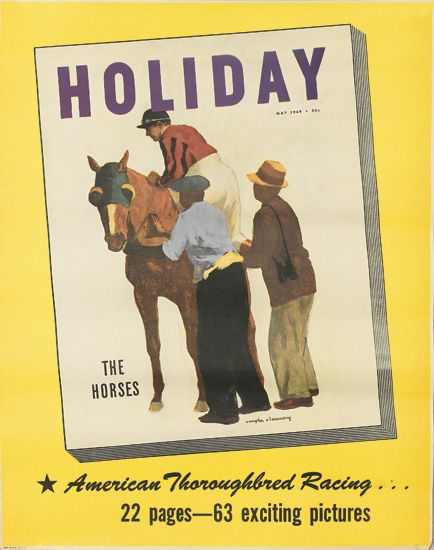 Holiday The Horses, American Tharoughbred Racing, 22 Pages -63 exciting pictures