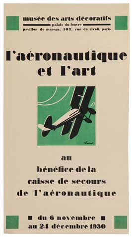 Musee DesArts Decoratifs, Palals Du, Pavillea De Maran, 107 Rue De Rivell. Parls, L’Aeronatique, Et L’Art, Au, Benefice de La, Caisse De secours, De L’ Aeronautique, Du 6 November, Au 24 Decembre 1930