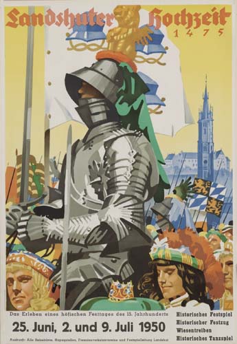 Landshuter Hochzeit 1475, 25.Juni, 2. Und 9. Jul 1950