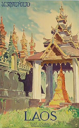 Laos, That Louang, Reliquaire National,