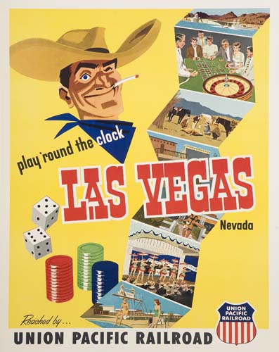 Play Round The Clock, Las Vegas Nevada, Union Pacific Railroad