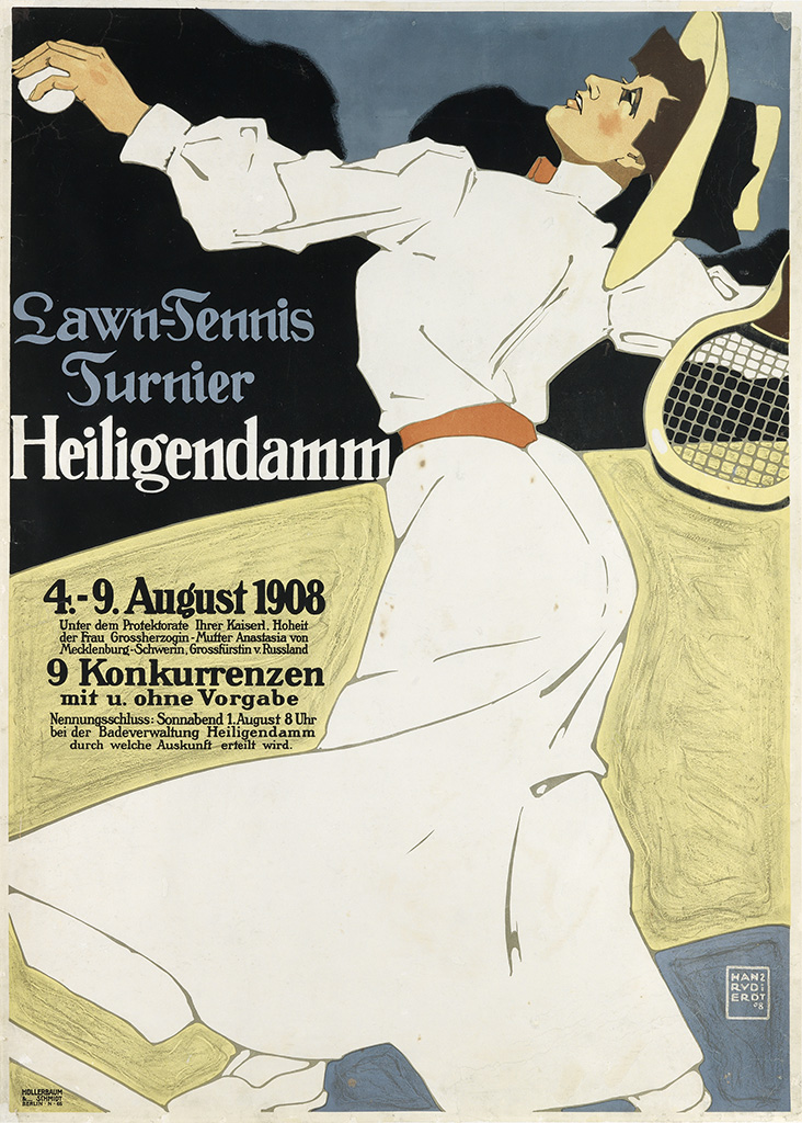 Lawn -Tennis, Turnier, Heiligendamm, 4.-9.August 1908, Unter Dem Protektorate Ihrer Kaiserl. Hoheit, Der Frau Grossherzogin-Mutter Anastasia Von, Mecklenburg-Schwernn, Grossfurstin v. Russland, 9 Kondurrenzen, Mit U. Ohne Vorgabe, Nennungsschluss: Sonnabend 1.August 8 Uhr, Bei Der Badeverwaltung Heiligendamm, Durch Welche Auskunft Erteilt Wird.