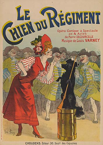 Le, Chien Du Regiment, Opera Comique A Spectacle, En 4 Actes, De Pierre Decourcelle, Musique De Louis Varney