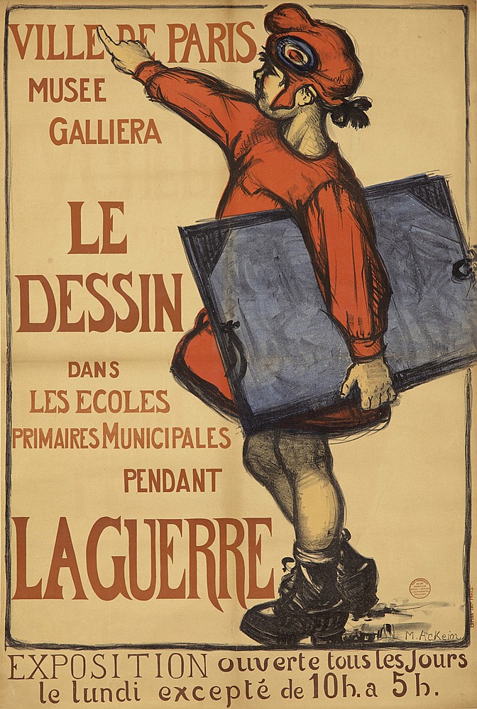 Ville De Paris, Musee, Galliera, Le, Dessin, Dans, Les Ecoles, Primaires Municipales, Pendant, Laguerre, Exposition Ollverte Tous Les Jours, Le Lundi Except’e De 10h. A 5h.