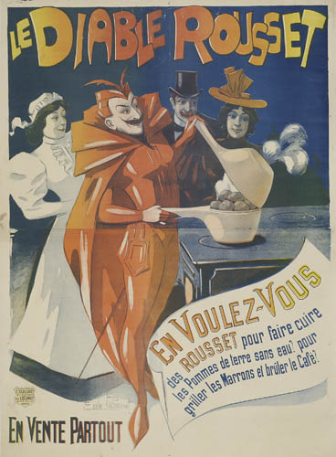 Le Diable Rousset, En Voulez-Vous, Des Rousset Pour Faire Cuire, Les Pommes De Lerre Sans Eau Pour, Griller les marrons El Bruler Le Cafe, En Vente Partout.