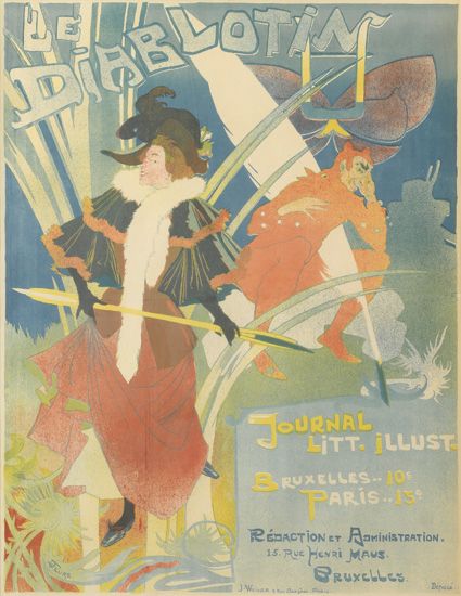 Le Diablotin, Journal Litt. Illust, Bruxelles 10s, Paris..15, Rcdaction Et Aoministration 15 Rue Hevri Mavs Bruxcllcs