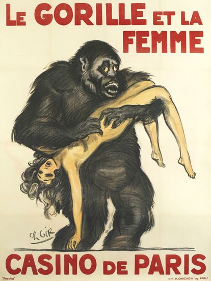 Le, Gorille, Et La Femme, Ch Gir, Casino, De Paris, 1925 K. chachon lep Paris