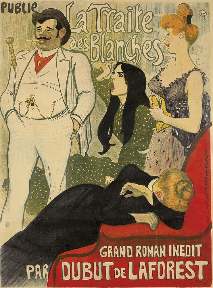 La Traite, Des Blanchesle,  Grand Roman Inedit, Par Dubut De Laforest, Steinten, Imp Charle Verneau 144, Rue Ober Paris