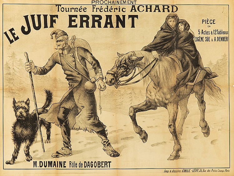 Prochainement, Turnee Federic Achard, Le Juif Errant, Piech, 5 Acles & 12 Tablea, Egne Sue & A.Dennert, M.Dumaine Role de Dagobert