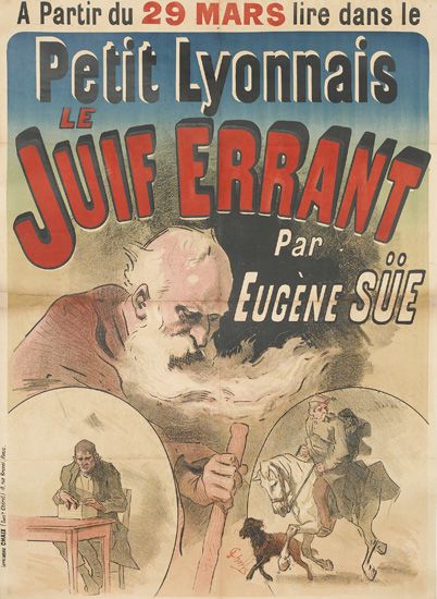 A Partir Du 29 Mars Lire Dans le, Petit Lyonnais, Le Juif Errant, Par Eugene Sue