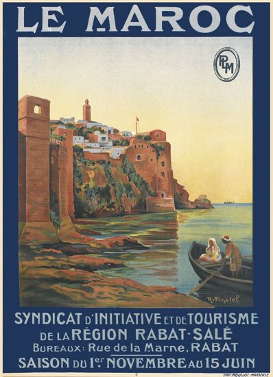 Le Maroc PLM, Syndicat D’Initiative Et De Tourisme, De La Region Rabat-Sale, Bureaux Rue De La Marne, Rabat, Saison Du 1er. Novembre Au 15 Juin