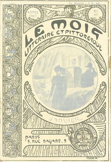 Le Nomdro 1 S Er Oel Annee 1907 D:97 Le Mois Litteraire Et Pittoresque Janvier, Paris 5. Rve Bayard.5, Mvcha