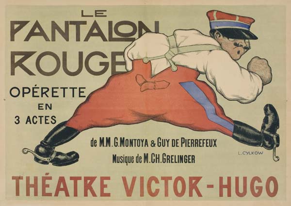Le Pantalon Rouge, Operette En 3 Actes, De MM. G. Montony & Guy De Pierrefeux, Musique D M. Ch. Grelinger, Theatre Victor-Hugo