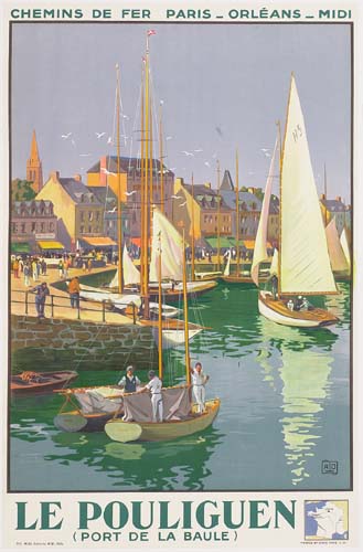 Chemins De Fer Paris_Orleans_Midi, Le Pouliguen, (Port De La Baule)