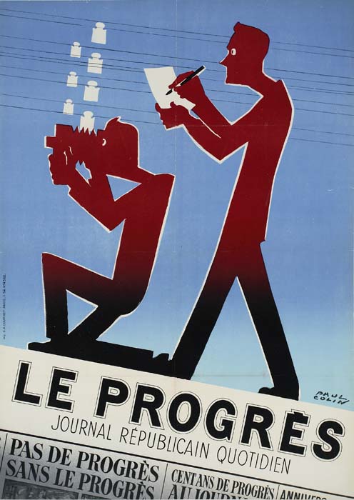 Le Progres Journal Republicain Quotidien, pas de Progres Sans Le Progres, Centans de progres au.