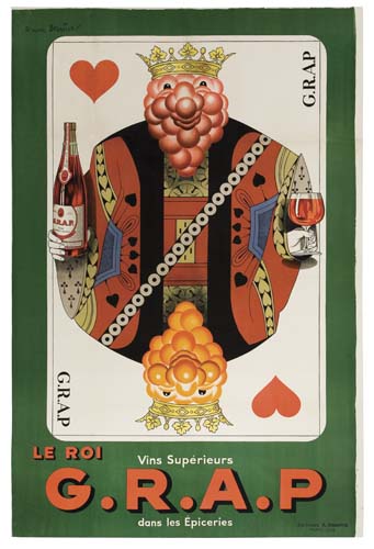 Le Roi Vins Superieurs, G. R. A. P, Dons Les Epiceries