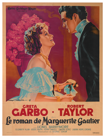 Metro Goldwyn Mayer, Presente, Greta Garbo, Roor, Le Roman De Marguerite Gautier, Lionel Barrymore, Elizabeth Allan Jessie Ralph Henry Daniell Lenore Ulric Hope Crews, Recliseatien de Oeorge cukor
