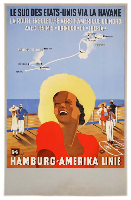 Le Sud Des Etats Unis Via La Havane, La Route Ensoleillee Vers Lamerique Du Nord, Avec Les M.S Orinoco Et Iberia, Amerique Du Noro Europe, Hamburg-Amerika Linie