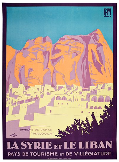 Plm, Lnvirons De Damas, “Maloula”, Dabo, La Syrie Et De Villegiature