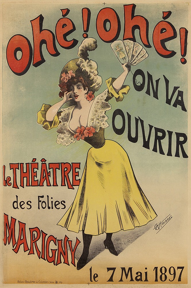 Ohe! Ohe!, On va, Ouvrir, Le Theatre, Des Folies, Marigny, Le 7 Mai 1897