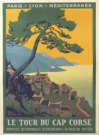 Paris-Lyon-Mediterranee Le Tour Du Cap Corse Services Automobiles D’Excursions Autour De Bastia